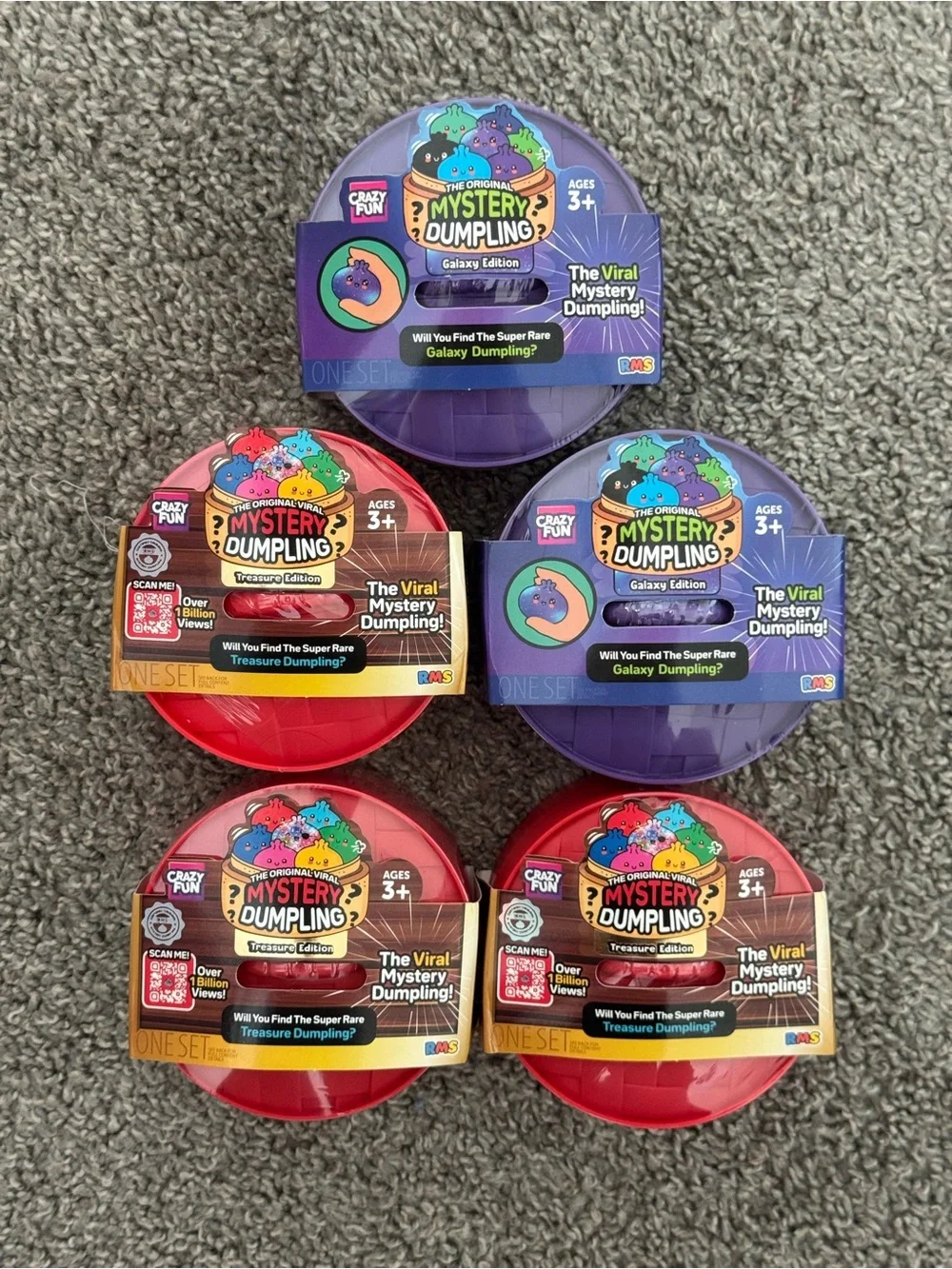 RMS Treasure & Galaxy Edition Dumpling Bundle Of 5